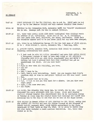 Summaries of Telephone Conversations