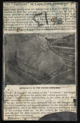Metal Plate of the "Saviksue" or Cape York Meteorites