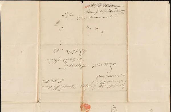 William H. Whittemore to the Land Agent, 16 November 1836