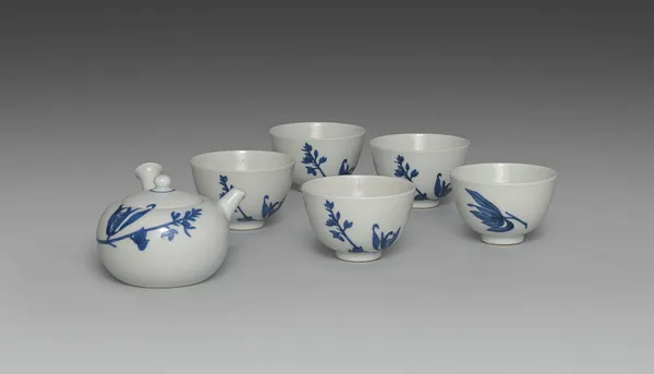 Tea Set with Orchids