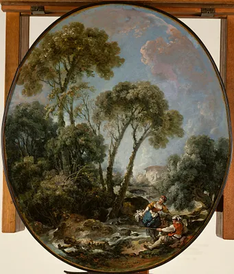Landscape with Fisherman and a Young Woman