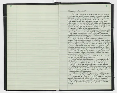 Handwritten journal entry for March 18, 1969