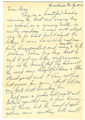Letter from Harry S. Truman to Bess W. Truman
