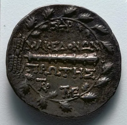 Tetradrachm: Club within Wreath (reverse)