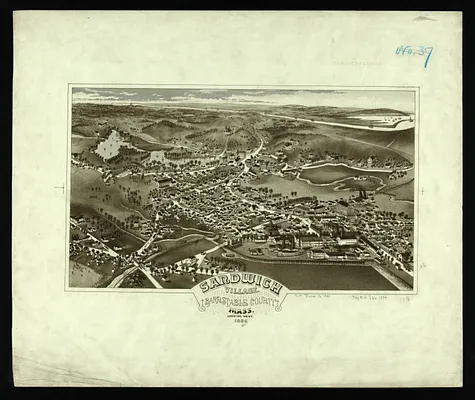 Sandwich Village, Barnstable County, Mass., looking west