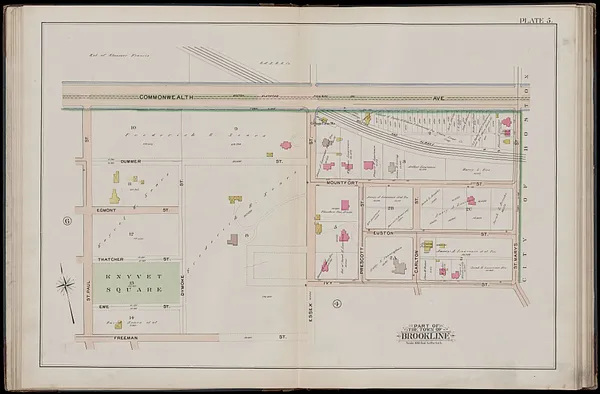 Atlas of the town of Brookline, Norfolk County, Massachusetts
