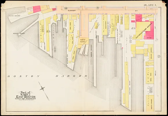 Atlas of the city of Boston : East Boston, Mass.