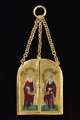 Pendant Triptych with an Onyx Cameo of the Nativity