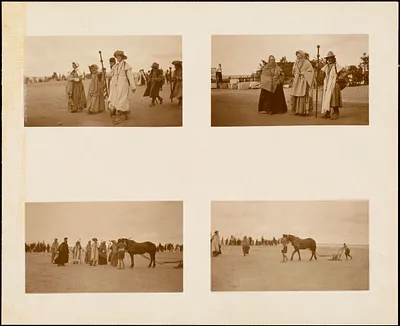 Plymouth Tercentenary Pageant, 4 views of costumed participants