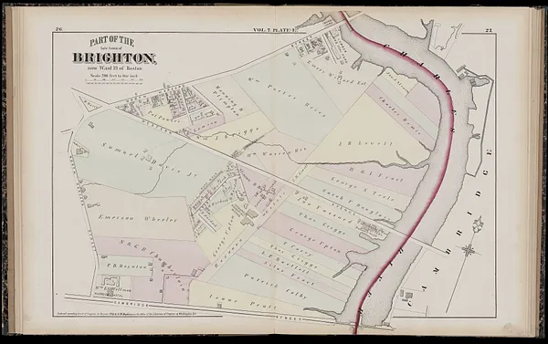 Atlas of Suffolk, county, vol. 7th, late town of Brighton, now ward 19 of Boston, Massachusetts : from actual survey & official records