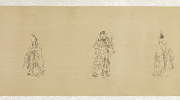 The Twenty-Four Ministers of the Tang [T'ang] Dynasty Emperor Taizong [T'ai-Tsung]