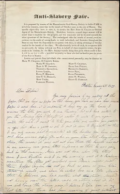 Letter from Lucia Weston, Boston, [Mass.], to Debora Weston, Sunday 20th(?), 1839