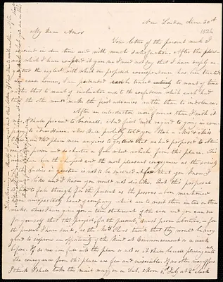 Letter from Isaac Gleason Porter, New London, to Amos Augustus Phelps, June 30th [1826]