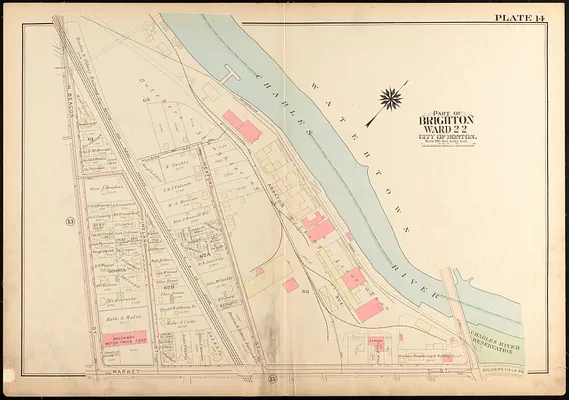 Atlas of the city of Boston, Brighton