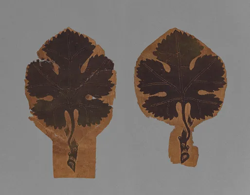 Grape Leaves from a Curtain