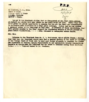 Cross Reference Memorandum