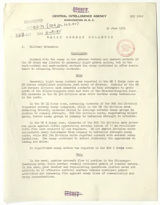 Memorandum, Daily Korean Bulletin
