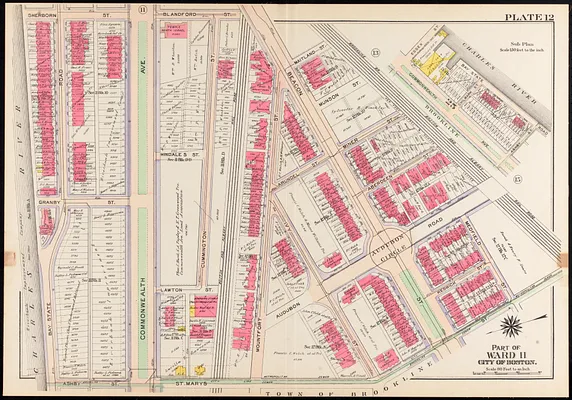 Atlas of the city of Boston, Roxbury
