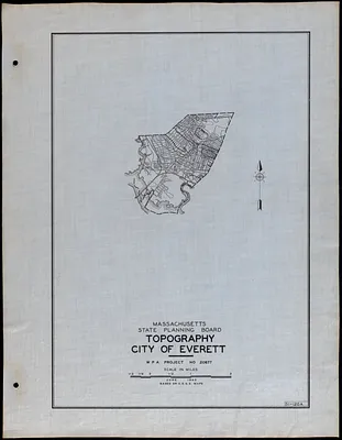 Topography City of Everett