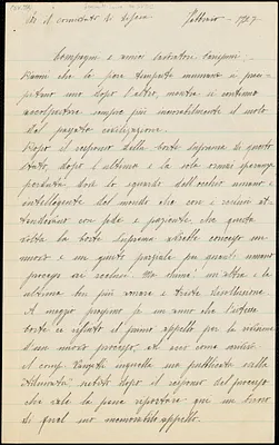Nicola Sacco autographed letter signed to Sacco-Vanzetti Defense Committee, [Dedham], February 1927