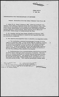 Annex No. 10 Evaluation of the CIA Cuban Volunteer Task Force