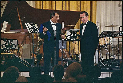 Richard M. Nixon Presenting the Presidential Medal of Freedom to Duke Ellington
