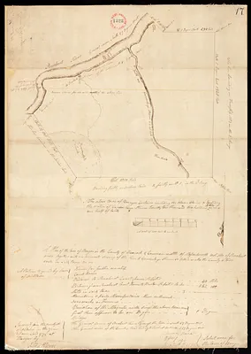 Plan of Bangor made by Elihu Warner, dated October 20, 1795.