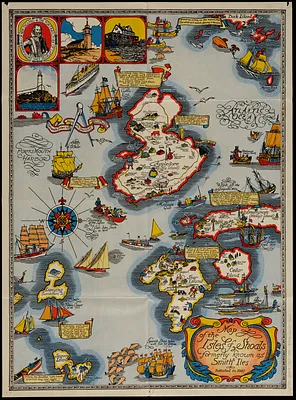 Map of the Isles of Shoals, formerly known as Smith's Iles