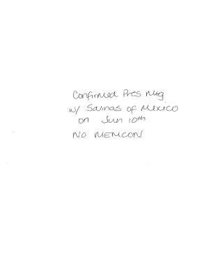 Meeting with Carlos Salinas, June 10, 1990