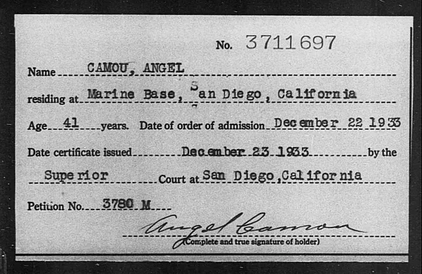 Camou, Angel - 1933