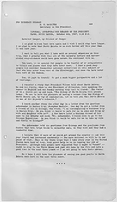 Extemporaneous remarks at Fargo, North Dakota