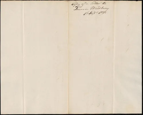 George Coffin to Lawson Woodbury, 13 September 1833