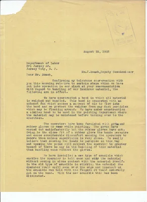 Letters Sent to Mr. J. Roach [John Roach], August 25, 1925