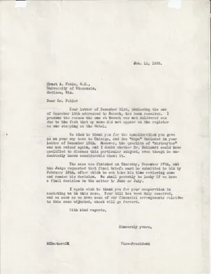 Letters Sent to Ernst A. Pohle, January 11, 1935