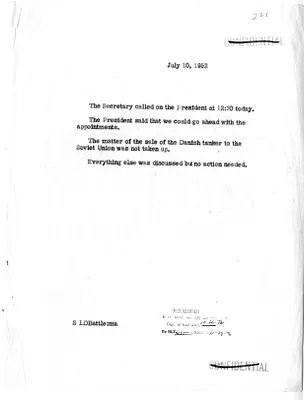 Memorandum of Conversation with Secretary of State Dean Acheson and President Harry S. Truman