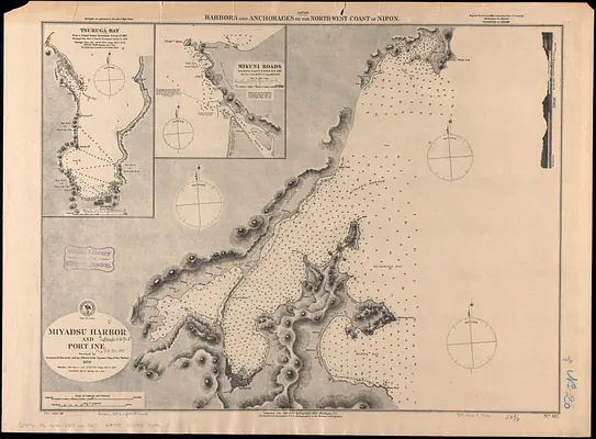 Japan, harbors and anchorages on the north-west coast of Nipon