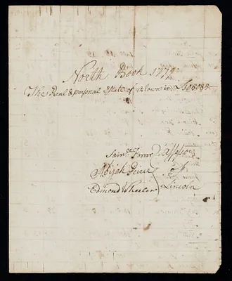 The north book, 1779a