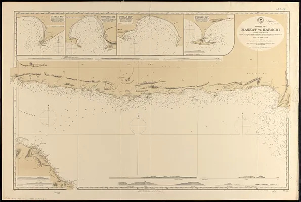 Arabian Sea, Maskat to Karáchi