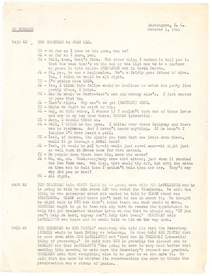 Summaries of Telephone Conversations