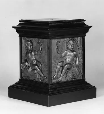 Pedestal with Representations of the Four Seasons