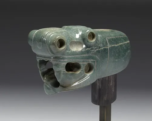 Serpent Effigy Mace Head