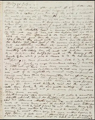 Letter from Mary Weston to Debora Weston, Friday 26 July [1839?]