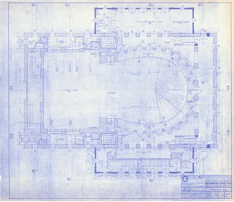 A-4 Second Floor Plan - Restaurancion Teatro Tapia