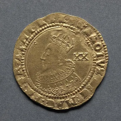 Unite: Charles I (obverse)