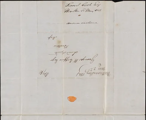 Samuel Cook to George Coffin, 22 May 1848