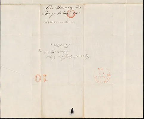 Levi Bradley to George Coffin, 14 August 1845