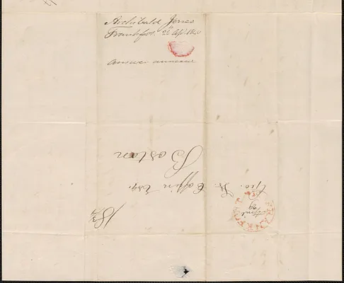 Archibald Jones to George Coffin, 28 April 1840