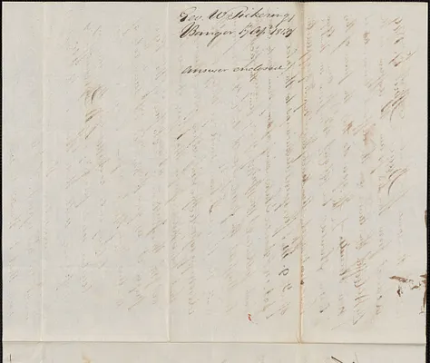 George W. Pickering to George Coffin, 17 April 1849