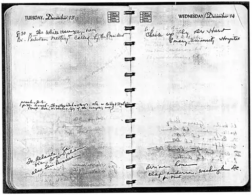Lyndon Johnson's 1955 Desk Diary II, beginning 12/13/1955