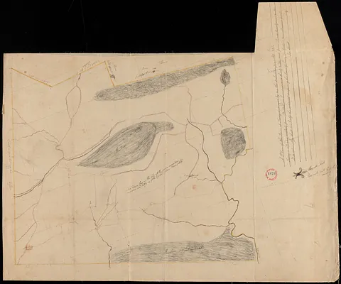 Plan of Savoy made by Levi Leonard, dated June 1831